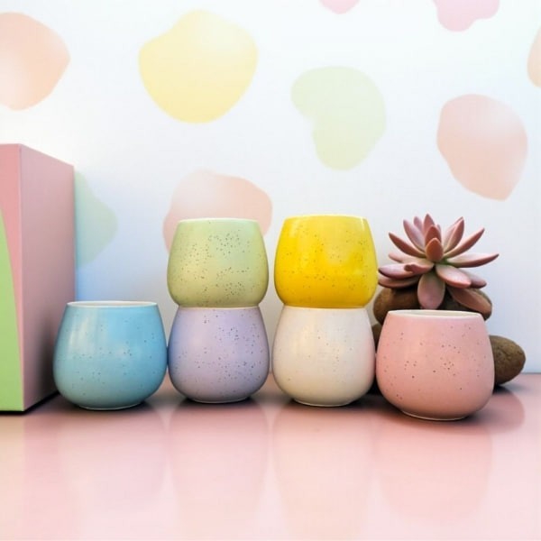 馬卡龍蛋形盆 陶瓷盆 破損包賠 有排水孔